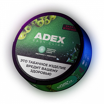 Жевательный табак ADEX CLICK STRONG "ЯБЛОКО+МЕНТОЛ"