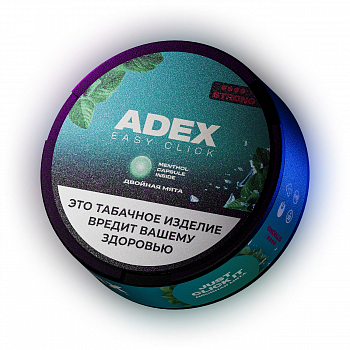 Жевательный табак ADEX CLICK STRONG "ДВОЙНАЯ МЯТА"